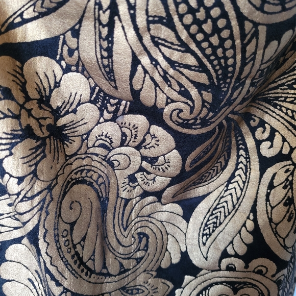 Minkpink Black and Gold Brocade Print Dress, GUC, Size S - Picture 5 of 8